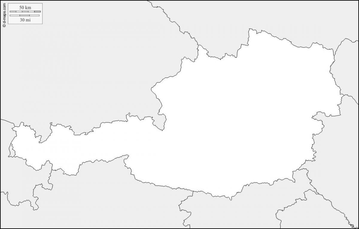 térkép ausztria térkép vázlat