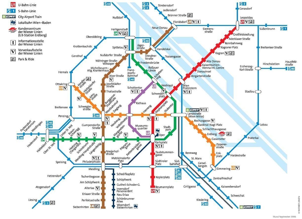 bécs ausztria metró térkép