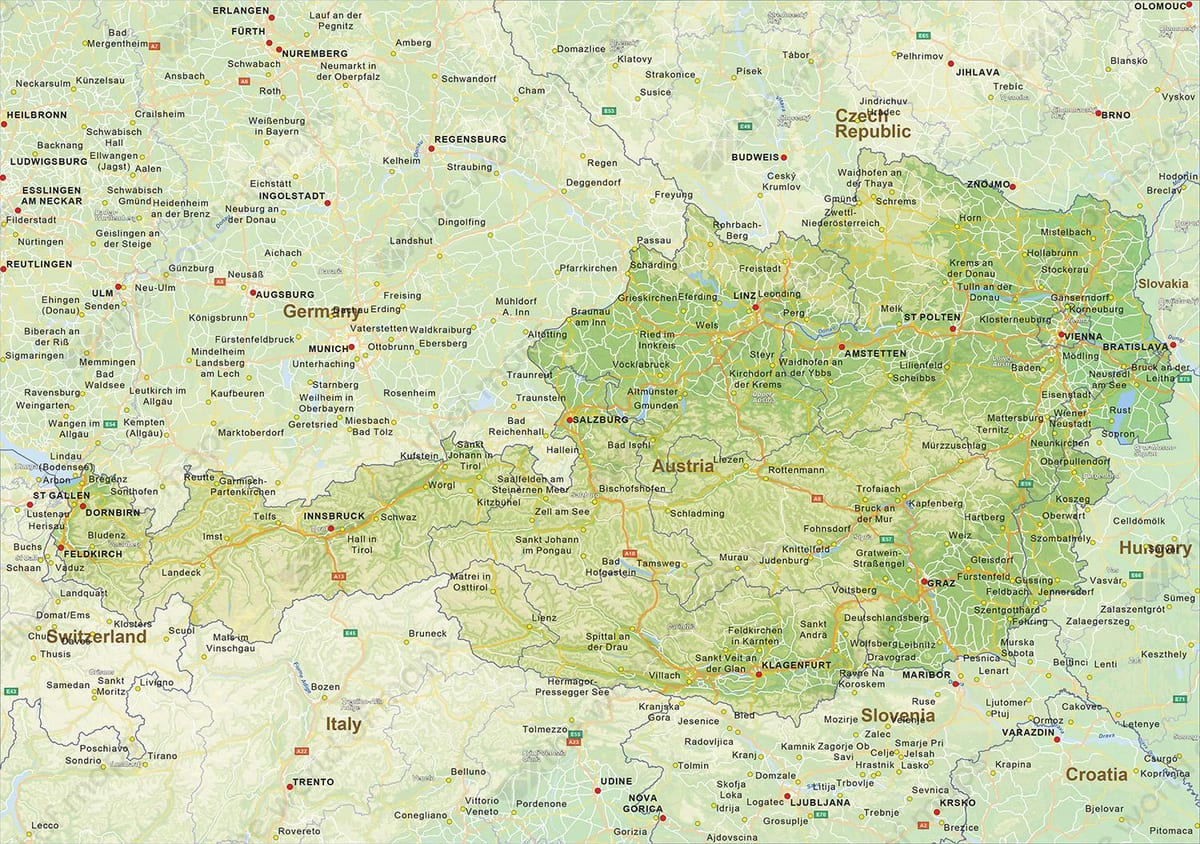 térkép bruck ausztria