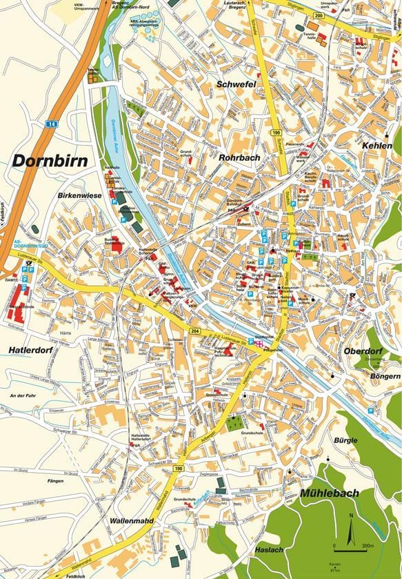 térkép dornbirn, ausztria