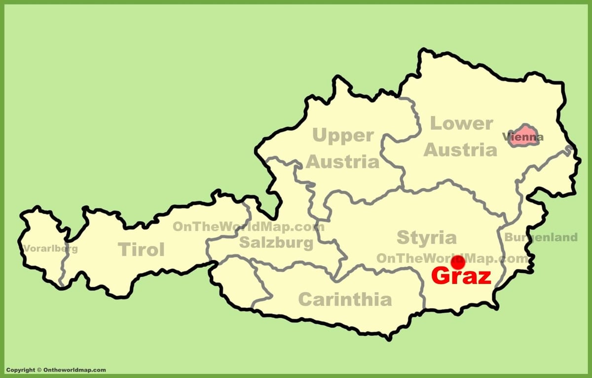 térkép graz, ausztria