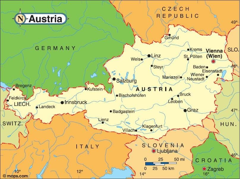 térkép landeck ausztria