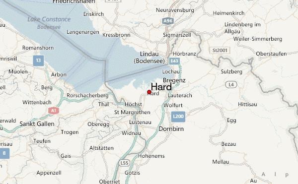 térkép nehéz ausztria