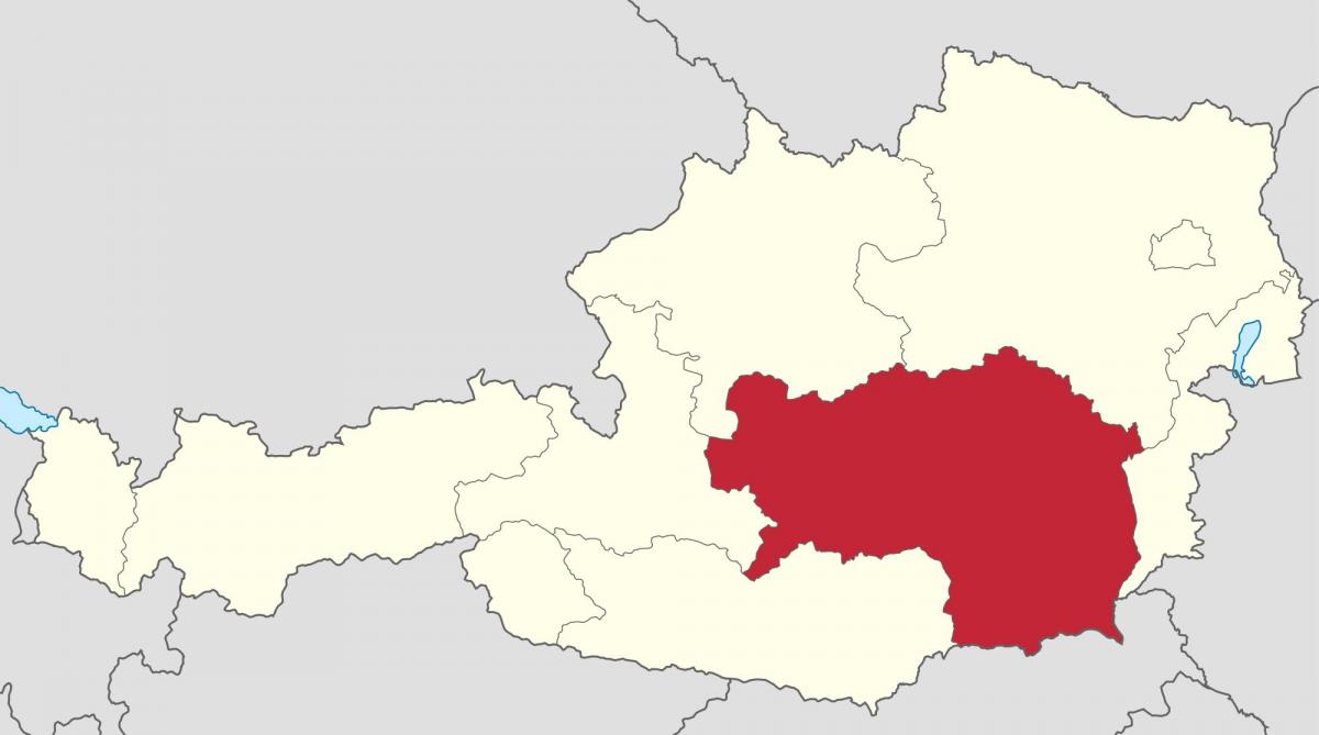 térkép steiermark-ausztria 