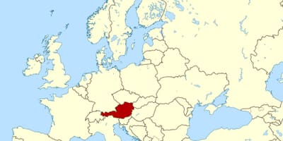 A világ térképe, ausztria