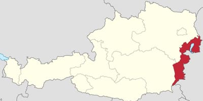 Térkép burgenland ausztria