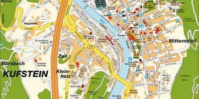 Térkép buszmegálló közvetlenül ausztria