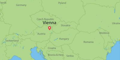 Bécs ausztria világ térkép