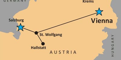 Térkép hallstatt ausztria 