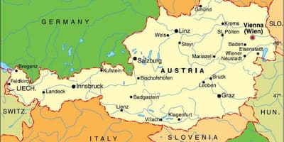 Ausztria, innsbruck térkép