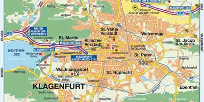 Térkép klagenfurt ausztria