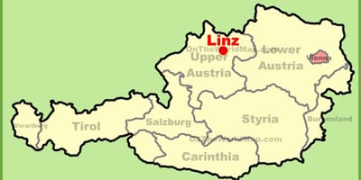 Térkép linz, ausztria