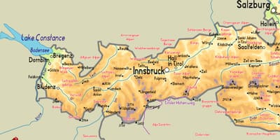 Térkép mayrhofen ausztria