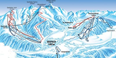Térkép seefeld ausztria