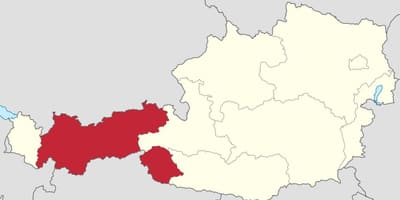 Ausztria tirol térkép